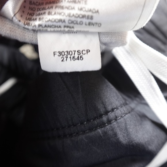 VTG Nike Pants Womens XL Black Track Windbreaker Gym Jogger Workout Running Y2K - Picture 9 of 12